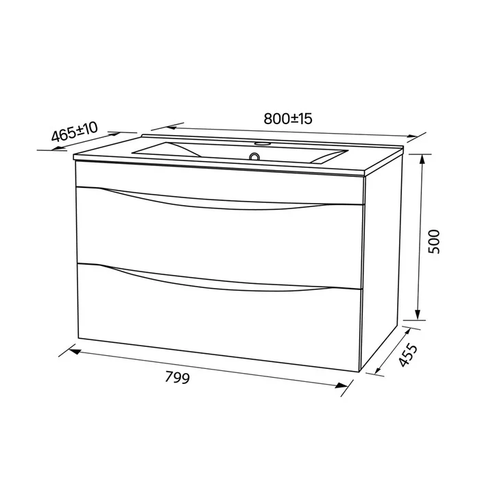 Приобрести iddis тумба подвесная cloud с раковиной 80 см. белая clo80w0i95k