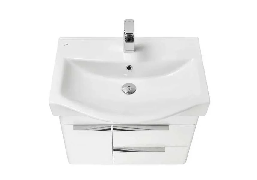 Приобрести тумба с раковиной акватон беверли 65 см 1a235301bv010;1wh302501, белый