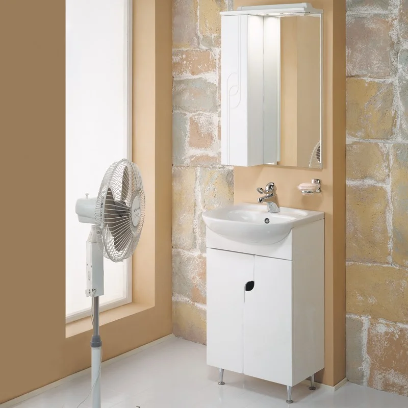 Приобрести зеркало-шкаф акватон панда 50 см с подсветкой, правое, белое 1a007402pd01r 