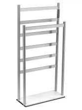 Полотенцесушитель электрический напольный WONZON & WOGHAND ESSEN, Брашированный никель (WW-A407-BR)