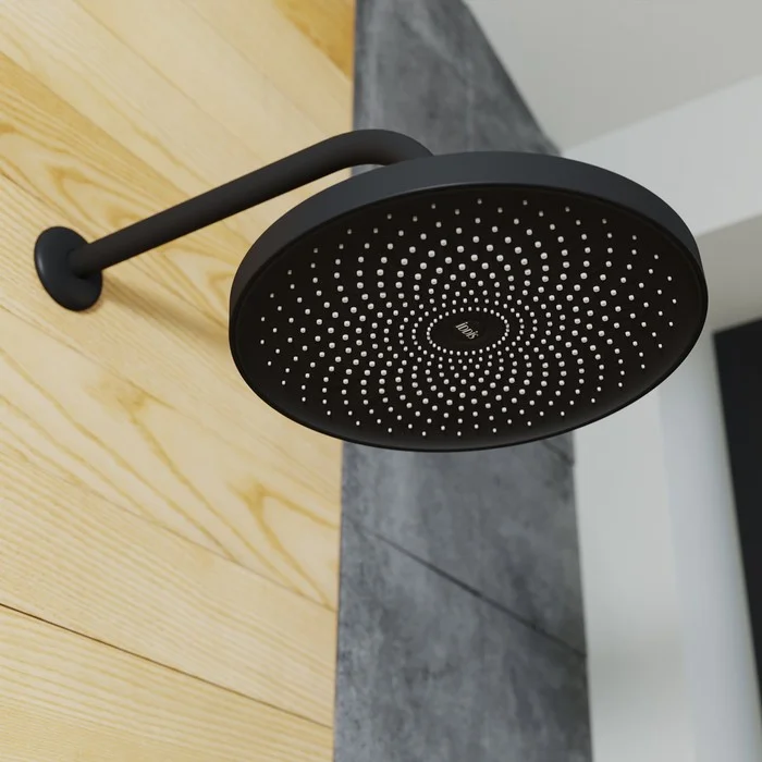 Приобрести iddis верхний душ 26х26см, круглый, черный матовый spa26bpi64