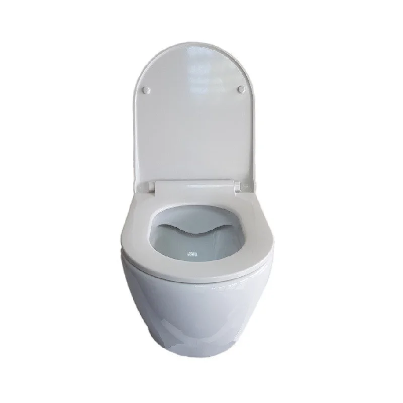 Приобрести turavit подвесной унитаз rondo безободковый, с тонким сиденьем микролифт