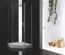 CEZARES Душевое ограждение BERGAMO 100х100, пентагональное, хром BERGAMO-W-P-1-100-C-Cr-R-IV