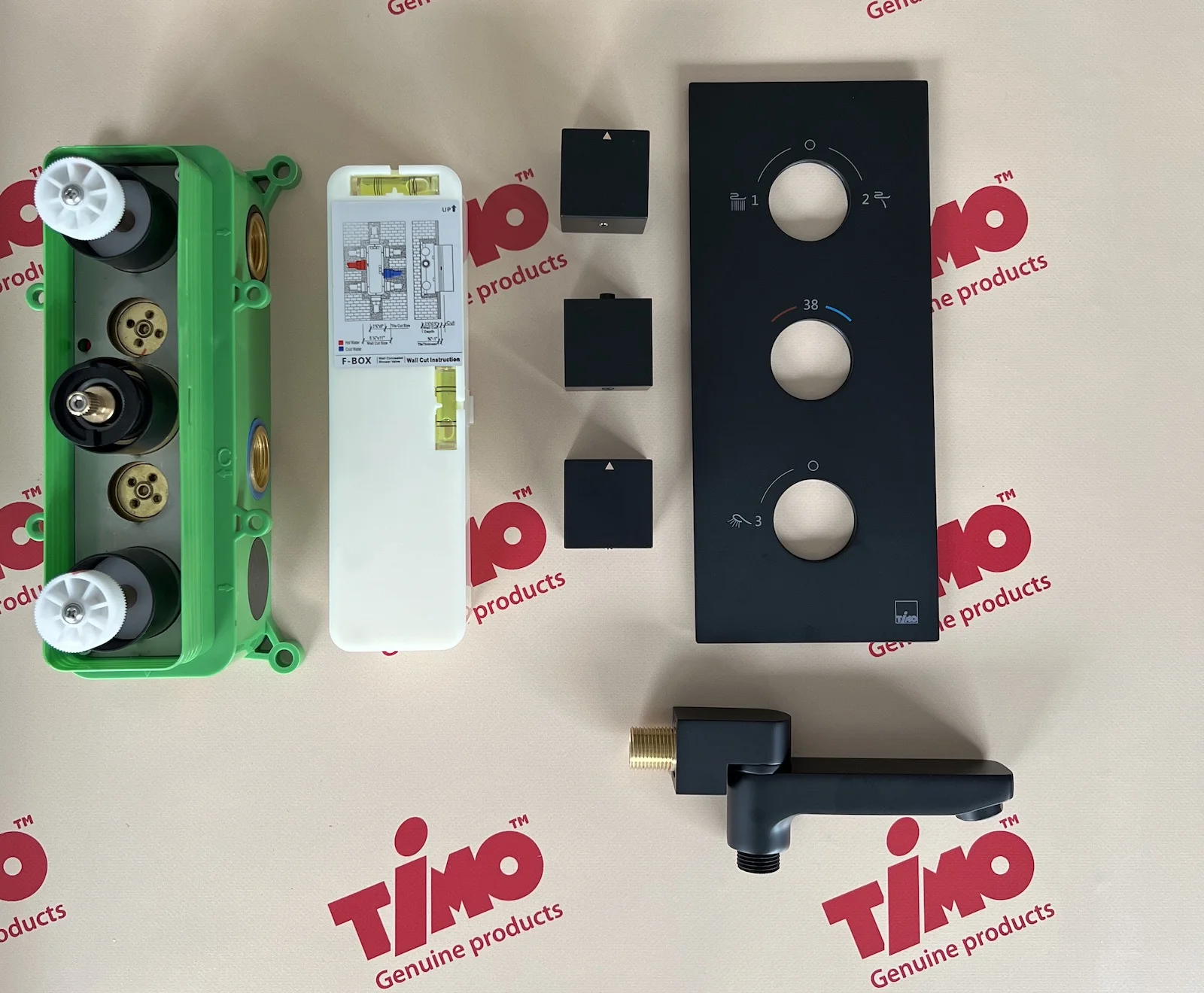 Приобрести душевая система встроенная с термостатом timo petruma sx-5079/03sm черный