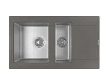 Florentina Кухонная мойка Комби 860х51 см, серый шелк
