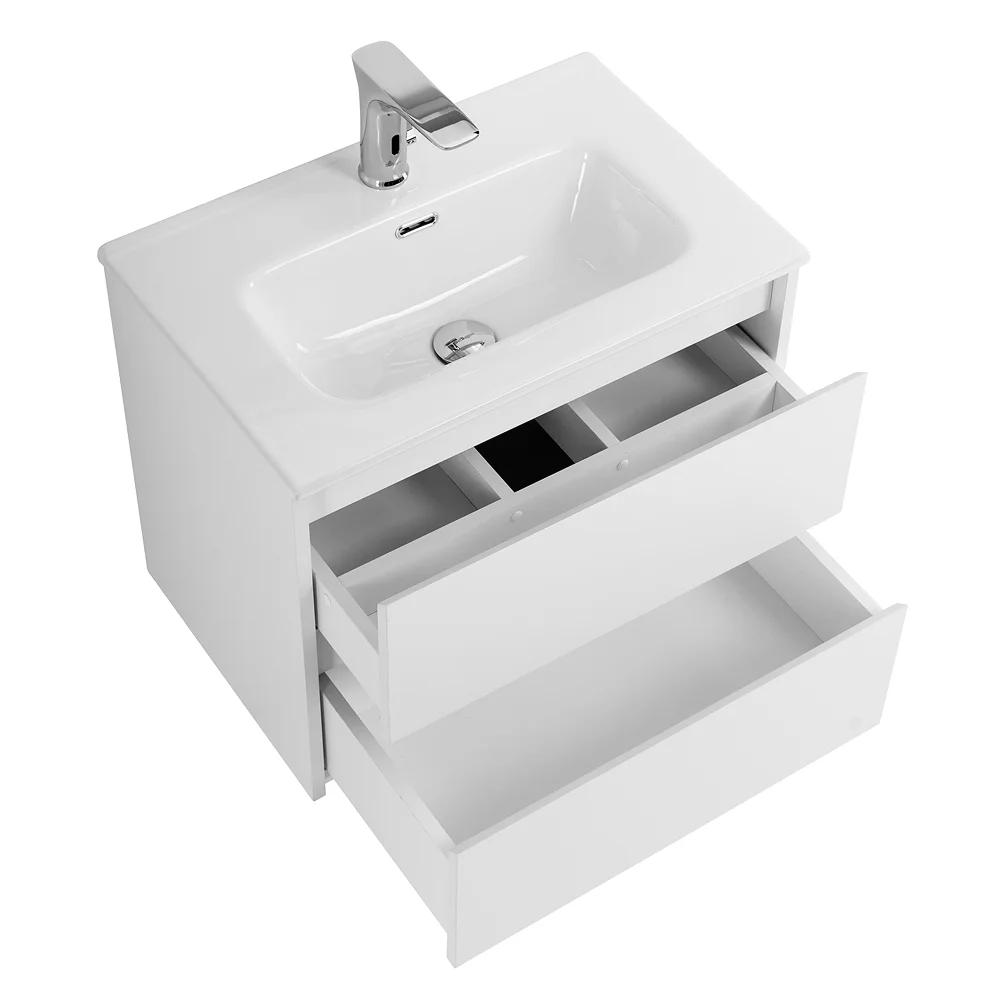 Приобрести belbagno тумба с раковиной kraft 39 50 см, подвесная bianco opaco, белая раковина