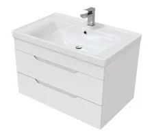 Mirsant Тумба подвесная SOHO Quadro 70 см с раковиной Deep 70 УТ000089878