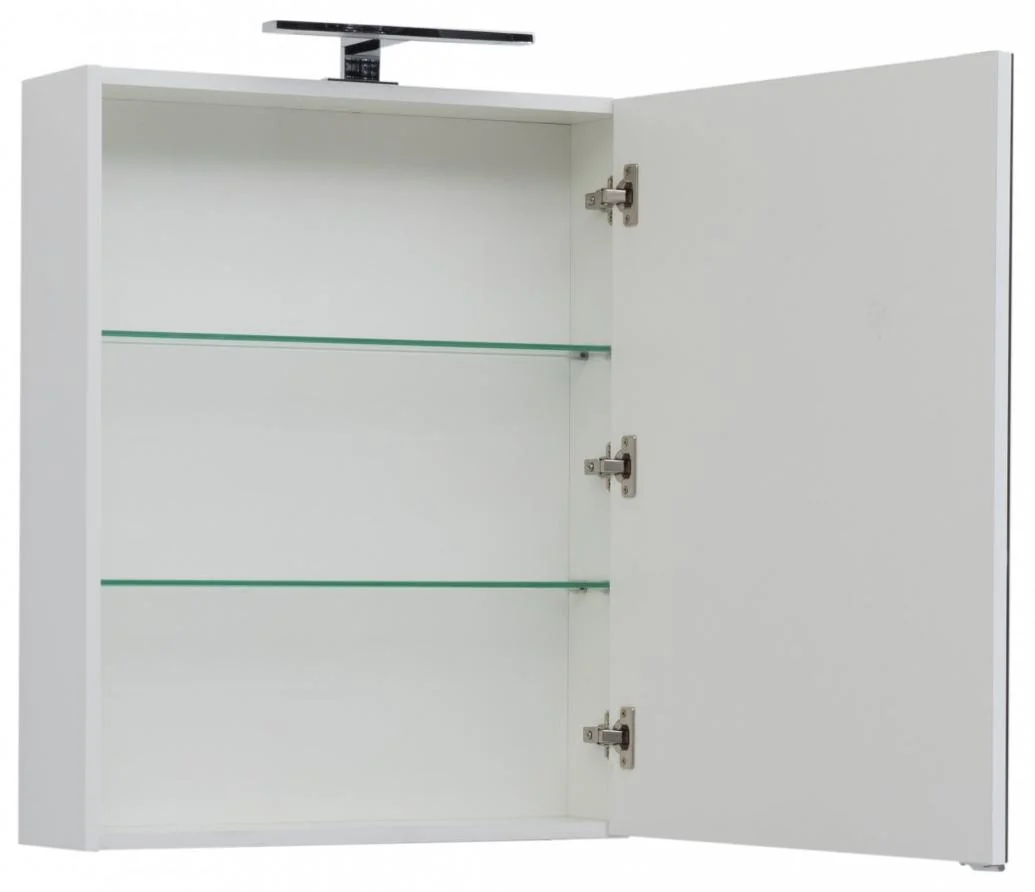 Приобрести aquanet зеркальный шкаф палермо 60 см, белый