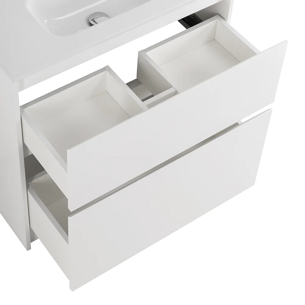 Приобрести belbagno тумба с раковиной kraft 39 80 см, напольная bianco opaco, белая раковина