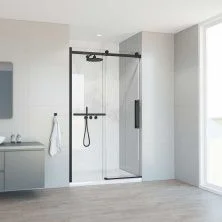 Vincea Душевая дверь City 130 см, прозрачное, черный VDS-1CS130CLB