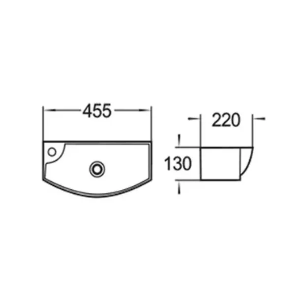 Приобрести comforty раковина 7946r 45х22 см, белая