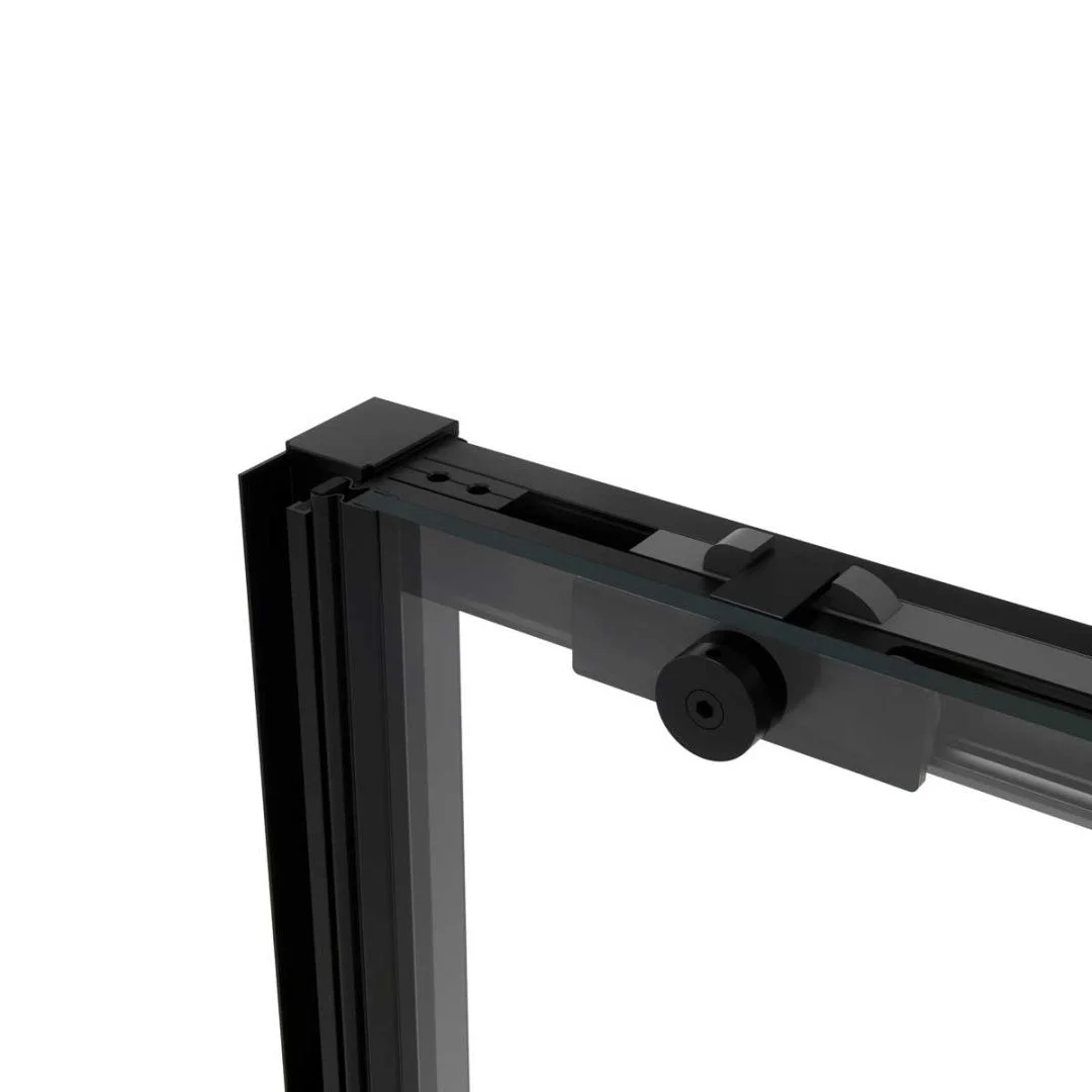 Приобрести vincea душевое ограждение slim soft 90х150 см, прозрачное, черное vsr-1ss9015clb