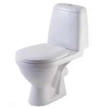 Rosa Унитаз напольный Премьер Люкс, белый, сиденье микролифт полипропилен, 39908
