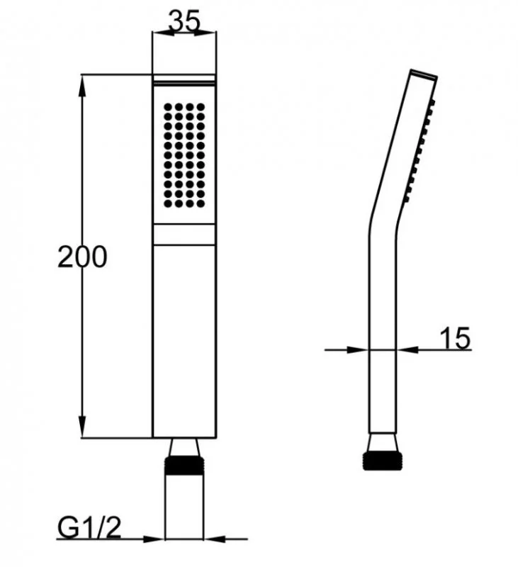 Приобрести belbagno ручной душ arlie, хром arl-d1c-crm