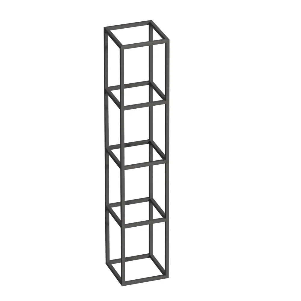Приобрести cezares полка металическая cadro 158 см, подвесная , черная cadro-30/30/160-4c-so-met-st