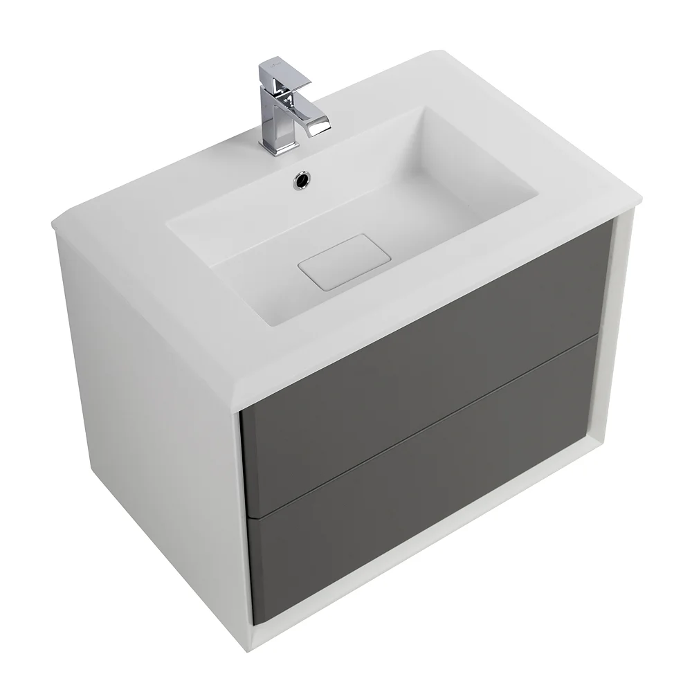 Приобрести cezares тумба подвесная с раковиной bellagio 70 см grigio nuvola, серая 55301