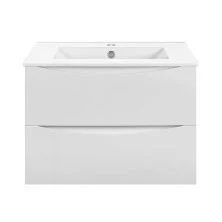 Vincea Тумба подвесная Mia Slim 60 см, белая VMC-2MC600S1GW;VBS-13960S1