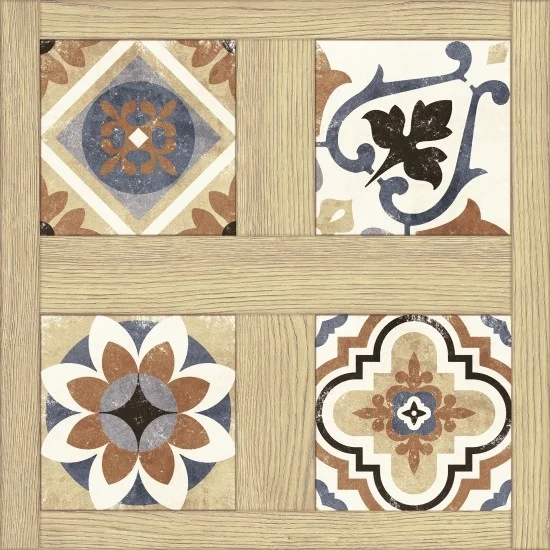 Приобрести керамогранит cersanit florence узоры 42x42см, многоцветный