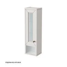 Caprigo Шкаф ALBION 24 см, левый, белый, эмаль