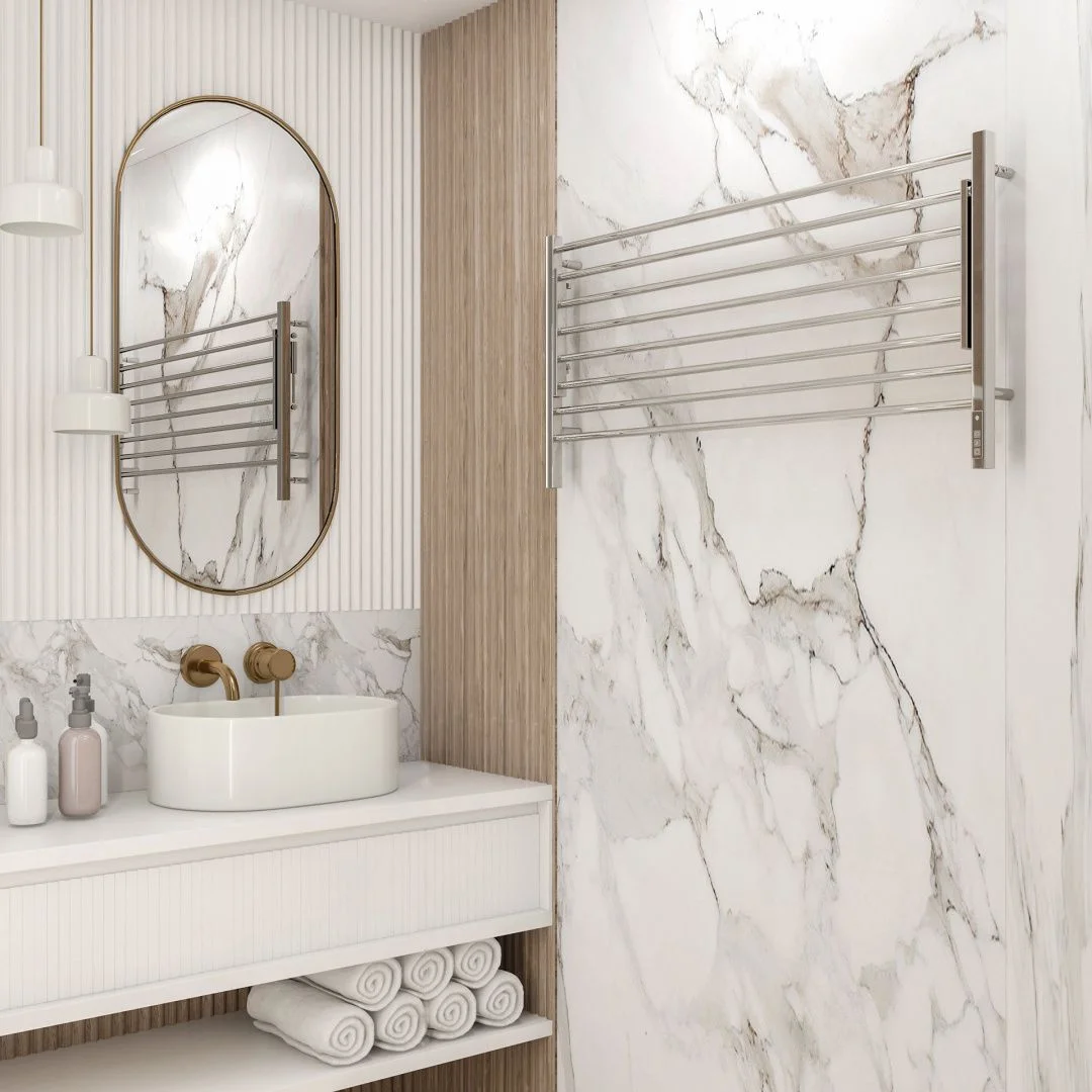 Приобрести terminus полотенцесушитель горизонт п8 120х60 см, с полкой, электрический, хром