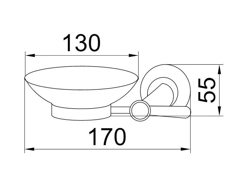 Приобрести boheme мыльница puro, хром\кристаллы 10703