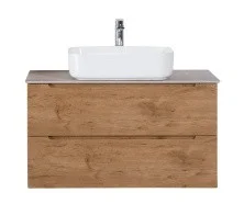BelBagno Тумба со столешницей ETNA 80 см, подвесная Rovere Nature