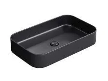 Hayzburg Накладная раковина чаша 60х37 см, черная матовая HB-0035-60MB