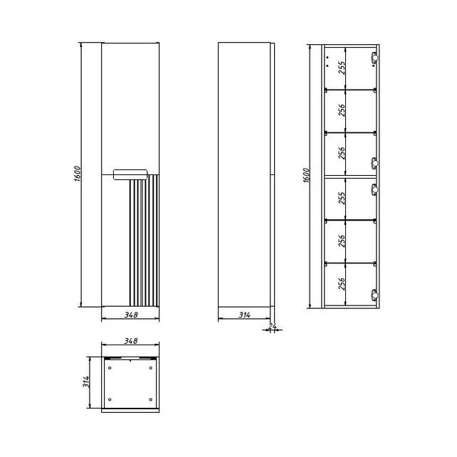 Приобрести caprigo пенал termin-smalty meta 35 см, кремовый, эмаль