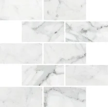 Мозаика Kerranova Marble Trend 307x307 мм, MR, Carrara, светло серый 