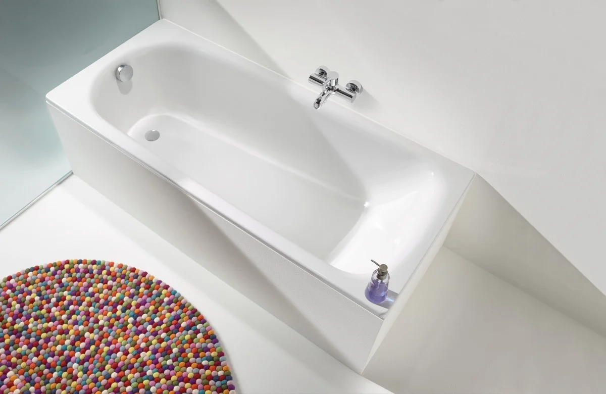 Приобрести ванна стальная kaldewei saniform plus 170x70 см, 111800013001 easy clean, alpine white
