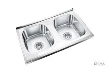 Emar Кухонная мойка 80х50 см, хром EMAR 8050В