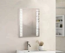 Continent Зеркало с подсветкой Афины Люкс 60х80 см, белое