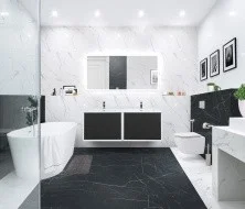 Cezares Тумба подвесная с раковиной на две чаши BELLAGIO 140 см Grafite, графит 54715