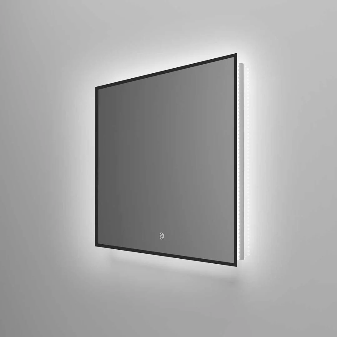 Приобрести vincea зеркало 80х60 см, с led подсветкой, сенсор, диммер, черное vlm-3vn800b
