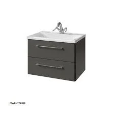 Caprigo Тумба с раковиной ACCORD 65 см, графит