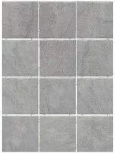 Плитка настенная Kerama Marazzi Дегре Светло серый полотно 30х40 из 12 частей 9.9х9.9