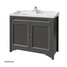 Caprigo Тумба с раковиной PRESTON 100 см, графит