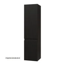 Caprigo Пенал FORTE-Smalty STRIPE 35 см, графит, эмаль