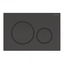 Смывная клавиша Sigma 20, двойной смыв, черный матовый 115.882.DW.1