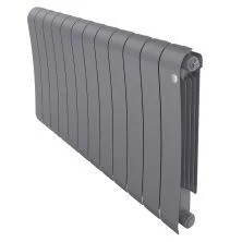 Royal Thermo Радиатор биметаллический Infinity 500 /Silver Satin ( серебристый ) -12 секц.