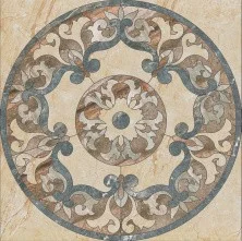 Панно напольное Kerranova Genesis 1200x1200 мм, LR, бежевый узор