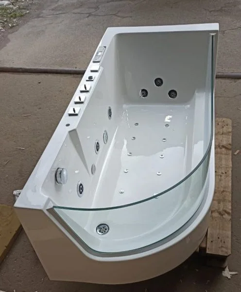 Приобрести frank ванна гидромассажная f105l 170х80 см, асимметричная, белая