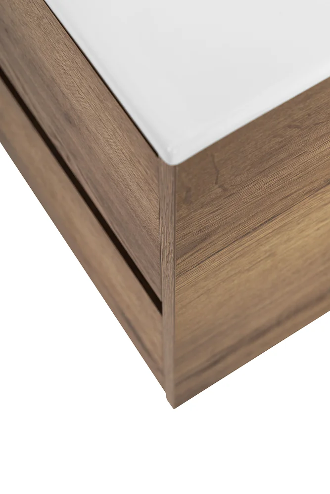 Приобрести belbagno тумба с раковиной kraft 39 80 см, подвесная rovere tabacco, белая раковина