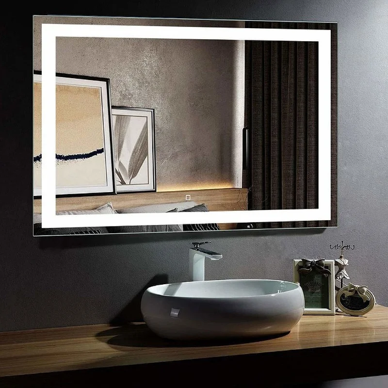 Приобрести azario зеркало ливия 120х80 см, белый, с подсветкой, сенсорный выключатель, диммер, подогрев фр-00001767