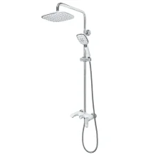 Grocenberg Душевая система, белая\хром GB7010WC