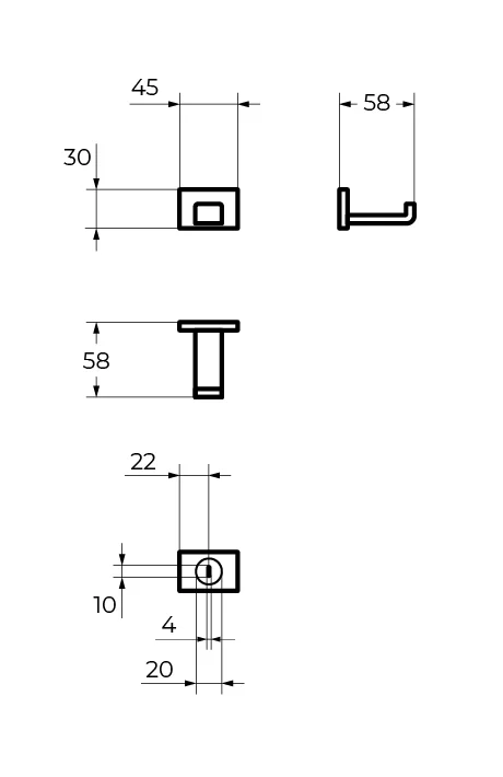 Приобрести cezares крючок maxima, хром czr-f-8922
