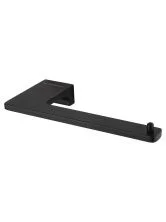 Держатель для туалетной бумаги без крышки WONZON & WOGHAND ECLIPSE, Черный (WW-9116-BL)