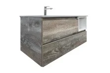 Сomforty Тумба с раковиной "Турин-90L" дуб бежевый