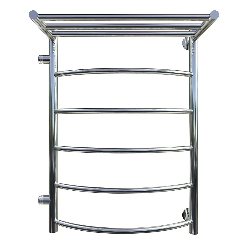 Приобрести тругор водяной полотенцесушитель приоритет п6 500x800 мм пм1 сполкой, боковым подводом, хром 00-00016145