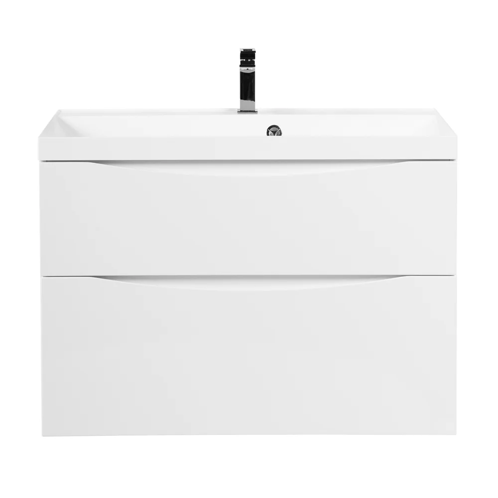 Приобрести belbagno тумба с раковиной marino-h60 90 см, подвесная bianco lucido, белая раковина